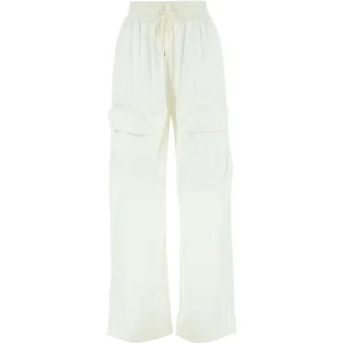 Off - Trousers > Straight Trousers - - Off White - Modalova