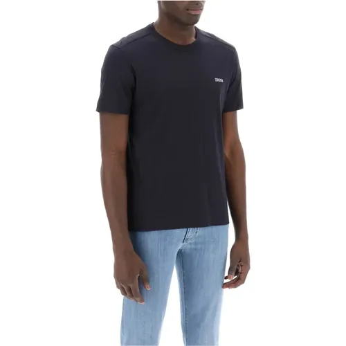 Tops > T-Shirts - - Ermenegildo Zegna - Modalova