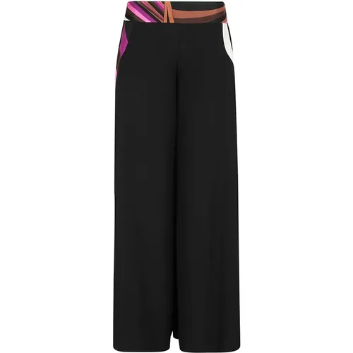 Trousers > Wide Trousers - - EMILIO PUCCI - Modalova