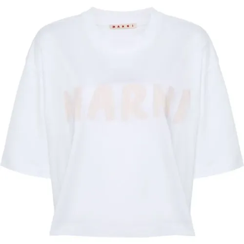 Marni - Tops > T-Shirts - White - Marni - Modalova