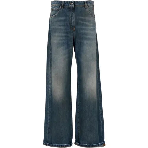 Msgm - Jeans > Wide Jeans - Blue - Msgm - Modalova