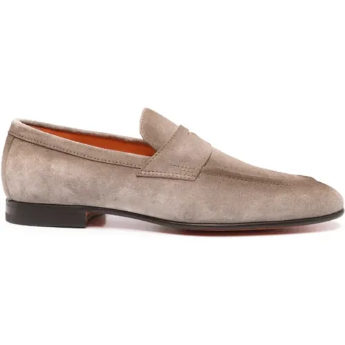 Shoes > Flats > Loafers - - Santoni - Modalova