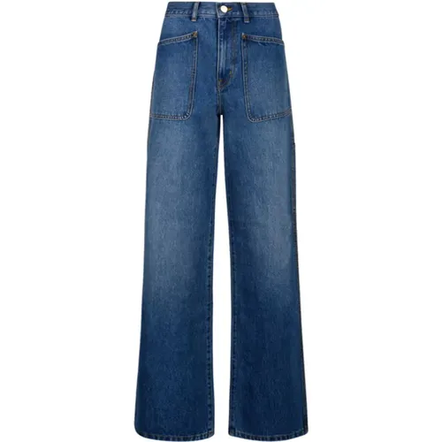 Jeans > Wide Jeans - - TORY BURCH - Modalova