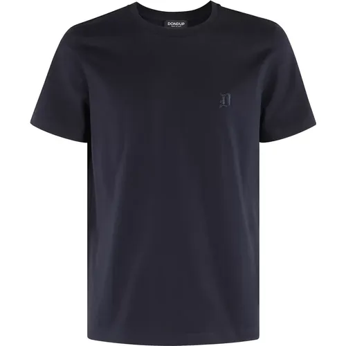 Dondup - Tops > T-Shirts - Blue - Dondup - Modalova