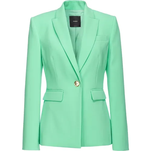 Pinko - Jackets > Blazers - Green - pinko - Modalova