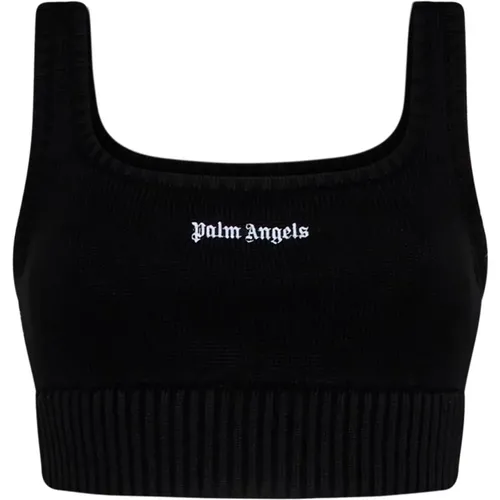 Tops > Sleeveless Tops - - Palm Angels - Modalova