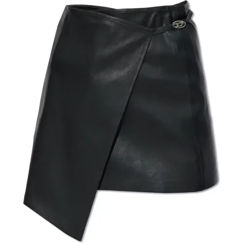 Skirts > Leather Skirts - - Diesel - Modalova