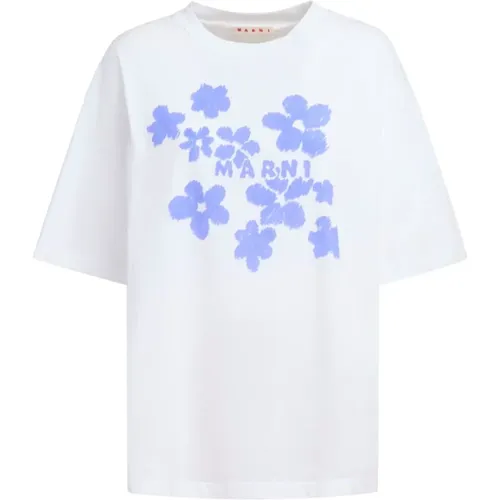 Marni - Tops > T-Shirts - White - Marni - Modalova