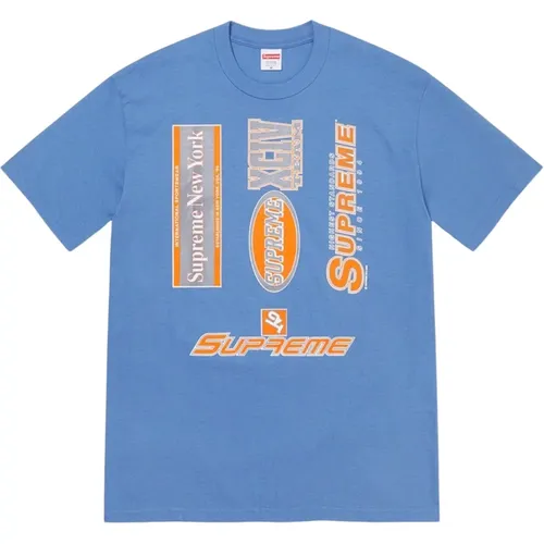 Supreme - Tops > T-Shirts - Blue - Supreme - Modalova