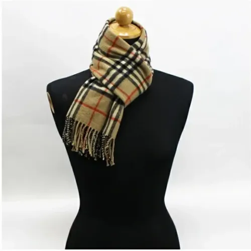 Pre-owned > Pre-owned Accessories > Pre-owned Scarves - - Burberry Vintage - Modalova