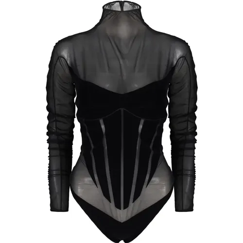 Mugler - Tops > Body - Black - Mugler - Modalova