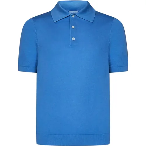 Malo - Tops > Polo Shirts - Blue - Malo - Modalova