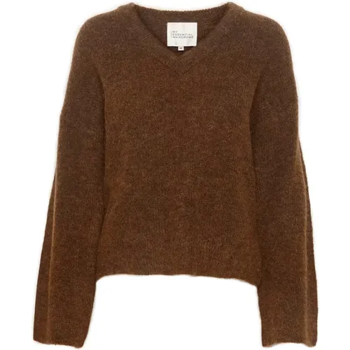 Knitwear > V-neck Knitwear - - My Essential Wardrobe - Modalova