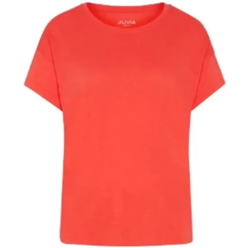 Juvia - Tops > T-Shirts - Orange - Juvia - Modalova