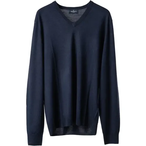 Knitwear > V-neck Knitwear - - Hackett - Modalova