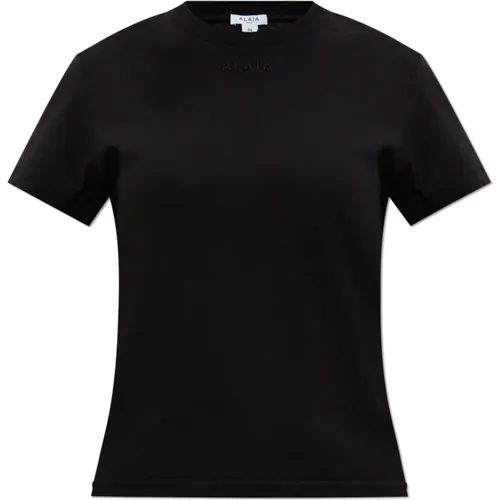 Alaïa - Tops > T-Shirts - Black - Alaïa - Modalova