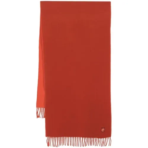 Accessories > Scarves > Winter Scarves - - Maison Kitsuné - Modalova