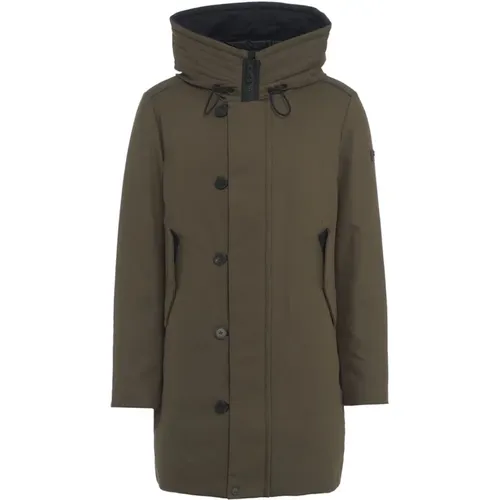 Peuterey - Coats > Parkas - Green - Peuterey - Modalova