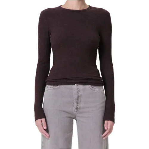 Knitwear > Round-neck Knitwear - - Agolde - Modalova