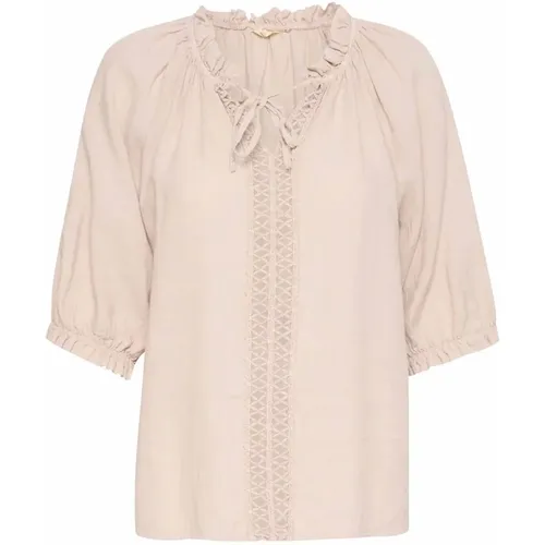 Blouses & Shirts > Blouses - - Cream - Modalova