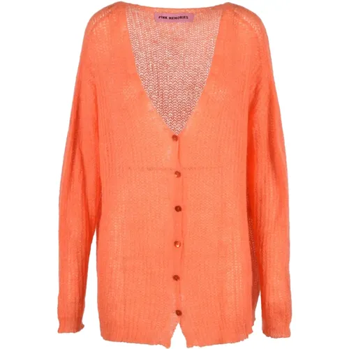 Knitwear > Cardigans - - Pink Memories - Modalova