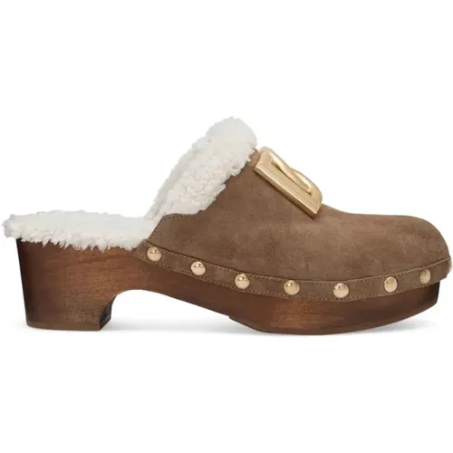 Shoes > Flats > Clogs - - Dolce & Gabbana - Modalova