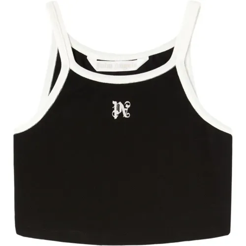 Tops > Sleeveless Tops - - Palm Angels - Modalova