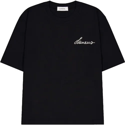 Laneus - Tops > T-Shirts - Black - Laneus - Modalova