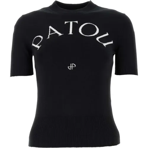 Patou - Tops > T-Shirts - Black - Patou - Modalova