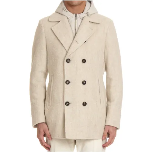 Coats > Double-Breasted Coats - - Eleventy - Modalova