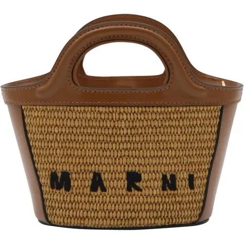 Marni - Bags > Handbags - Brown - Marni - Modalova