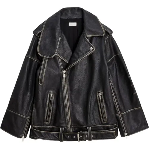 Jackets > Leather Jackets - - By Malene Birger - Modalova