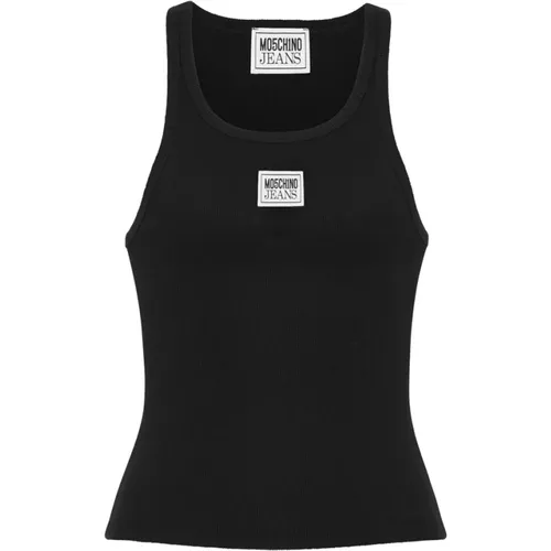 Tops > Sleeveless Tops - - Moschino - Modalova