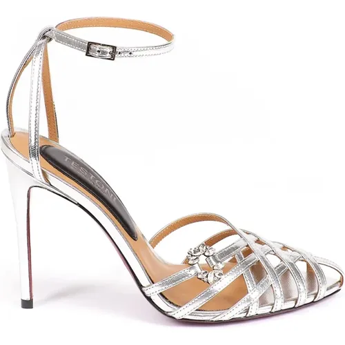 Shoes > Sandals > High Heel Sandals - - Testoni - Modalova