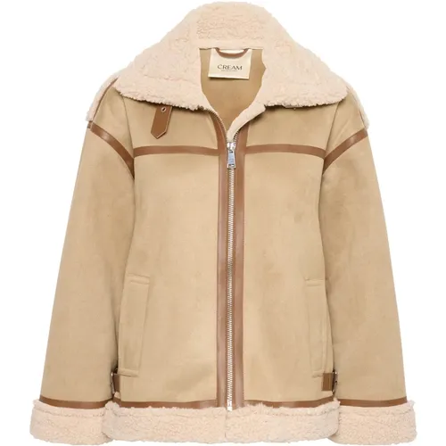 Jackets > Light Jackets - - Cream - Modalova