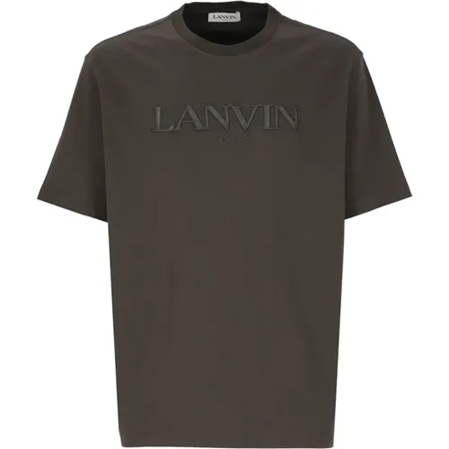 Lanvin - Tops > T-Shirts - Brown - Lanvin - Modalova