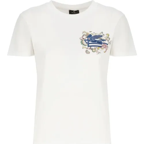 Etro - Tops > T-Shirts - White - ETRO - Modalova