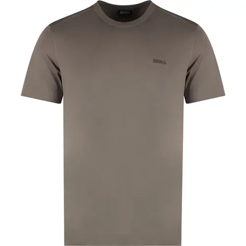 Tops > T-Shirts - - Ermenegildo Zegna - Modalova