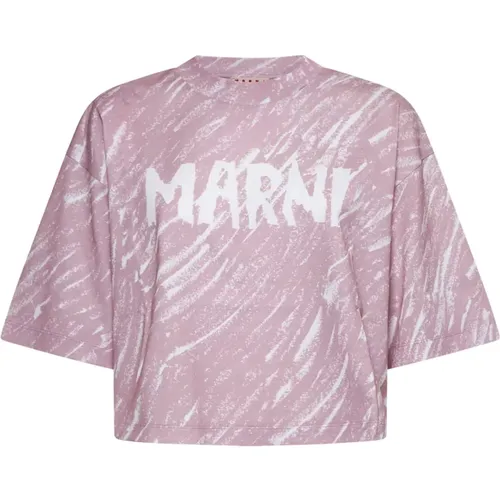 Marni - Tops > T-Shirts - Pink - Marni - Modalova