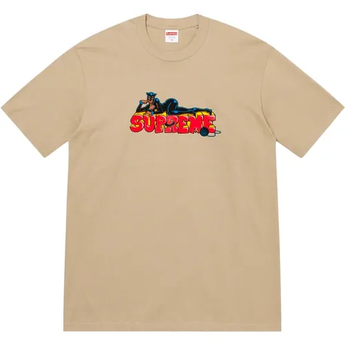 Supreme - Tops > T-Shirts - Beige - Supreme - Modalova