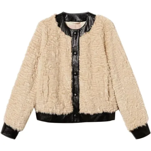 Jackets > Faux Fur & Shearling Jackets - - Twinset - Modalova