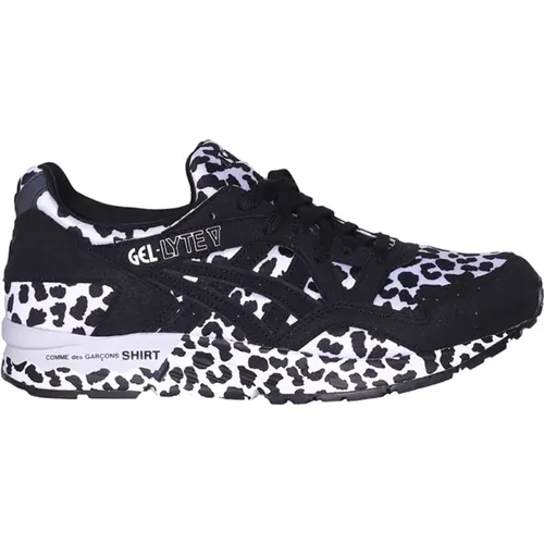 Leopard-Print Panelled Sneakers - Comme des Garçons - Modalova