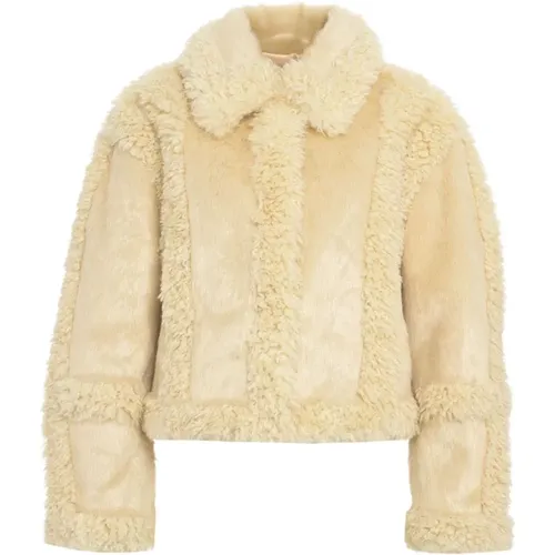 Jackets > Faux Fur & Shearling Jackets - - Stand Studio - Modalova