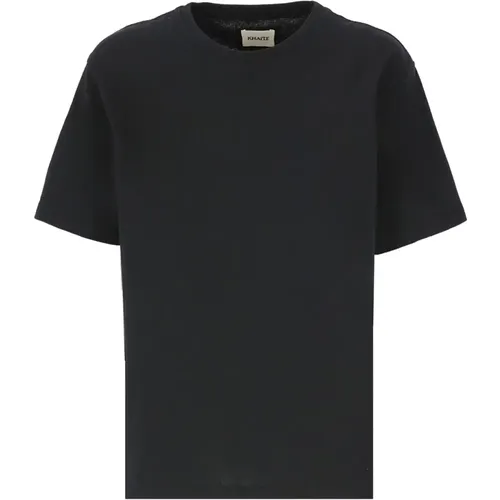 Khaite - Tops > T-Shirts - Black - Khaite - Modalova