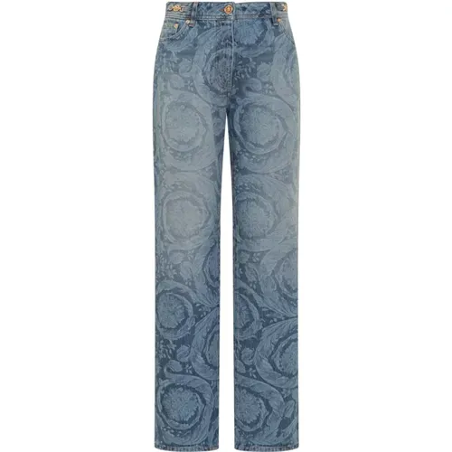 Jeans > Straight Jeans - - Versace - Modalova