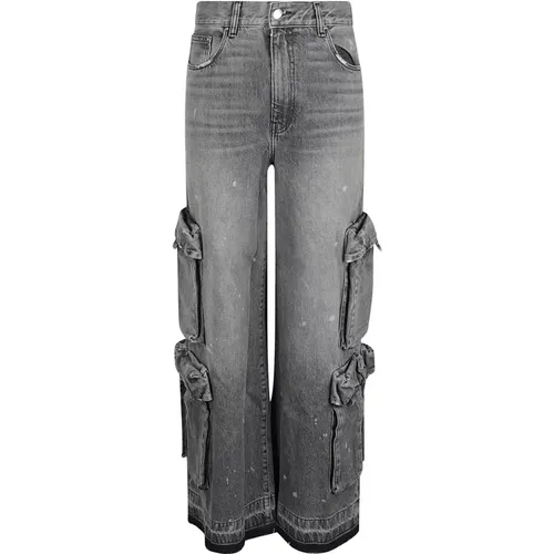 Amiri - Jeans > Wide Jeans - Gray - Amiri - Modalova