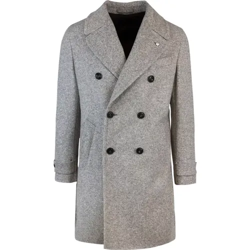 Coats > Double-Breasted Coats - - Lubiam - Modalova