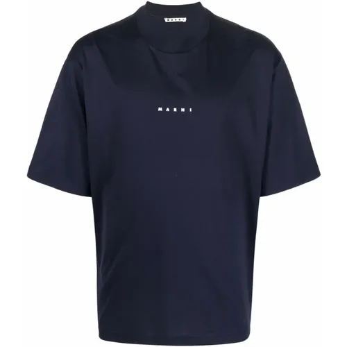 Marni - Tops > T-Shirts - Blue - Marni - Modalova