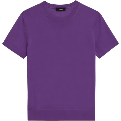Theory - Tops > T-Shirts - Purple - Theory - Modalova