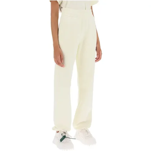 Trousers > Straight Trousers - - Off White - Modalova